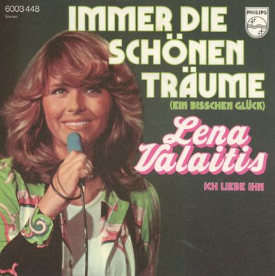 7" Cover Lena Valaitis - Immer die schönen Träume
