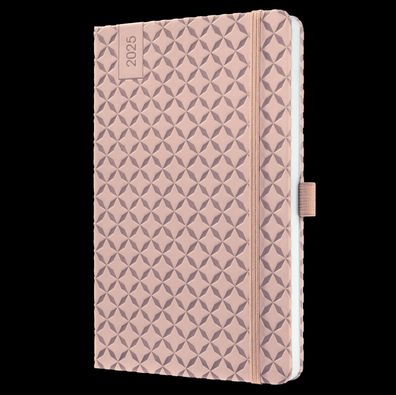 Wochenkalender Jolie 2025 Hardcover ca. A5 pearl rose 174S.