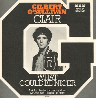7" Cover Gilbert O Sullivan - Clair