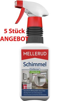 5x SPAR Angebot Mellerud Schimmel Entferner Chlorfrei Geruchsneutraler 500ml