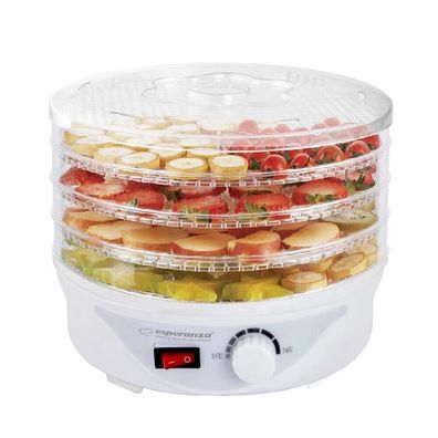 Dehydrator Dörgerät Trockner Pilze/ Gemüse/ Früchte/ Blumen-Champignons 250W