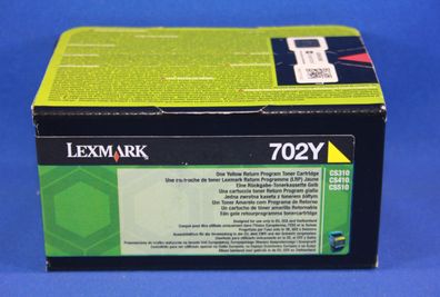 Lexmark 702Y Toner Yellow 70C20Y0 -A