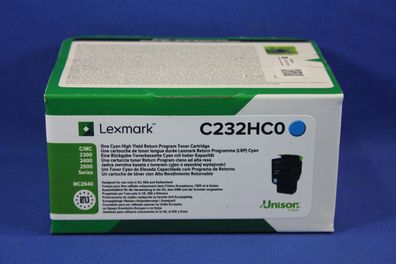Lexmark C232HC0 Toner Cyan -A