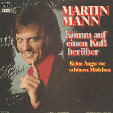 7" Cover Martin Mann - Komm auf einen Kuß herüber