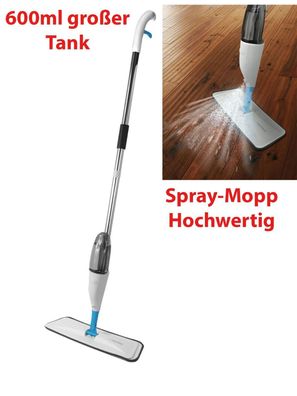 Spray-Mopp Bodenwischer 600ml großer Tank Wischmopp Sprühwischer