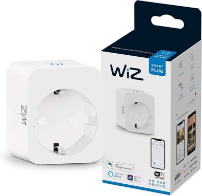 WiZ Smart Plug, smarte Steckdose, smarte Steuerung per App Stimme über WLAN