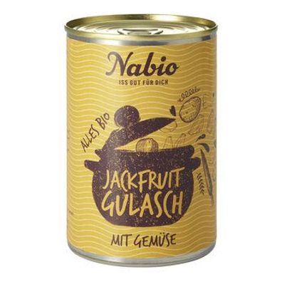 Nabio 6x Nabio Eintopf Jackfruit Gulasch 400g