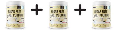 3 x Sugar Free Pudding, Vanilla - 500g