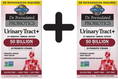 2 x Dr. Formulated Probiotics Urinary Tract+ - 60 vcaps