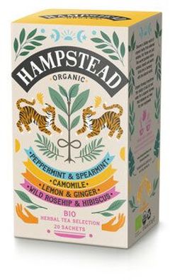 Hampstead Tea Organic Herbal Harmonies Selection 30g