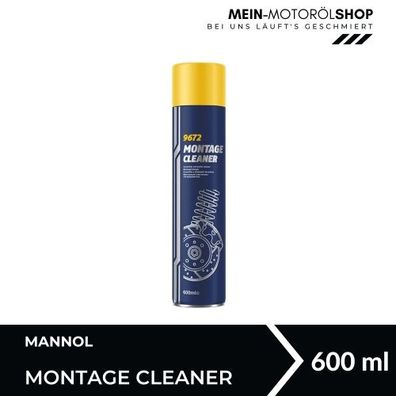 Mannol Montage Cleaner / Bremsenreiniger / Universalreiniger 600 ML