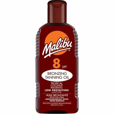 Malibu Bronzing Tanning Oil 200ml SPF8