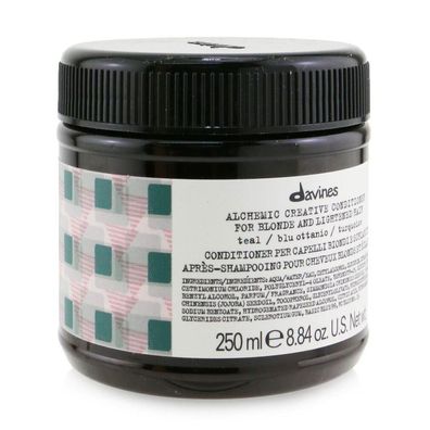 Davines Alchemic Creative Conditioner For Blonde And Lightened Hair Teal 250ml