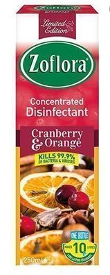 Zoflora Cranberry Orange Desinfektionsmittel, 250ml