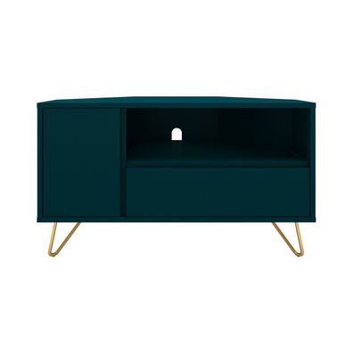 Lowboard MDF und Metall Blau