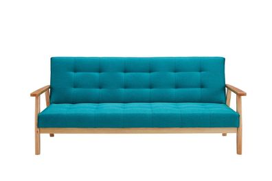 Schlafsofa 190 x 85 cm 100 % Polyester und Massivholz Pedrol