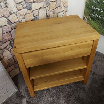 Nachtkommode Eiche Geölt