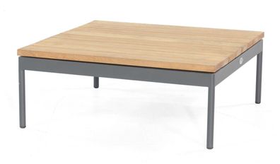 Vogue Lounge-Tisch Teak Grau