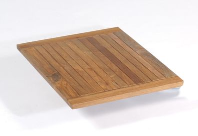 Select Tischplatte 90x90 Teak Natur