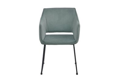 SIT&CHAIRS Tom Tailor Armlehnstuhl 2er-Set Celadon Stahl Schwarz