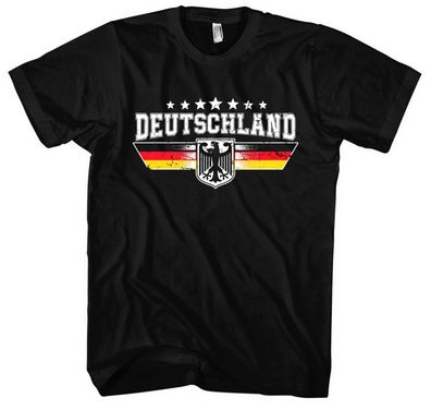 Deutschland T-Shirt | Deutschland Trikot EM WM Flagge Fanartikel Germany | M4