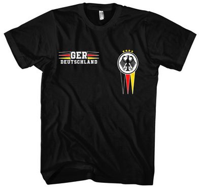 Deutschland T-Shirt Deutschland Trikot EM WM Flagge Fanartikel Germany | M12 FB