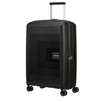 American Tourister Aerostep Spinner M 67/24 EXP TSA 146820, black, Unisex