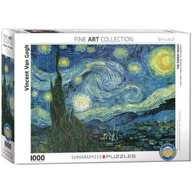 EuroGraphics 6000-1204 Sternennacht von Vincent van Gogh 1000-Teile Puzzle
