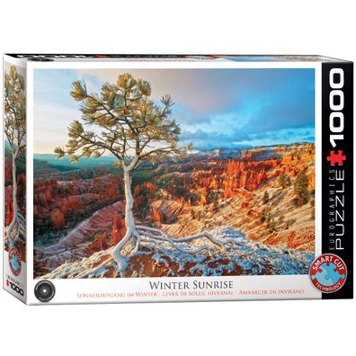 EuroGraphics 6000-0692 Grand Canyon Winter Sonnenaufgang 1000-Teile Puzzle