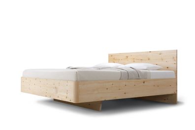Einzelbett Gardena 140 x 200 cm in Fichte Natur mit Kopfteil