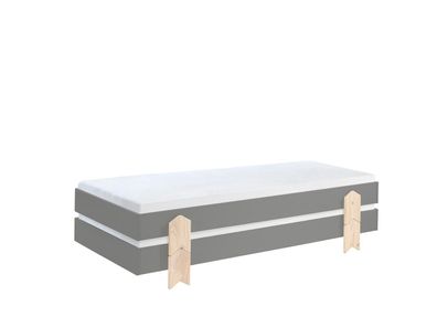 Set One Modulo 90x200 cm MDF Grau