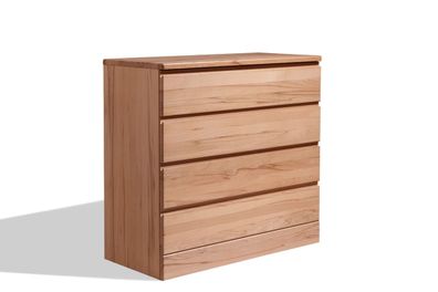 Nachtkommode Amsterdam 102 x 95 x 46 cm in Buche Natur lackiert 4 Schubladen