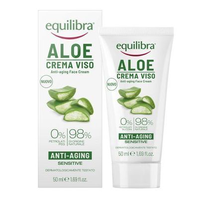 Equilibra, Aloe Anti-Aging Gesichtscreme, 50 ml
