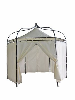 Modena Seitenteile für 6-eck Pavillon aus Polyester in Ecru
