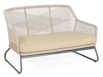 Lounge-Sofa Couture Aluminium und Polyester Wetterfest