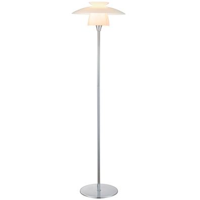 Stehlampe Scandinavia Ø10 Beige Chrom