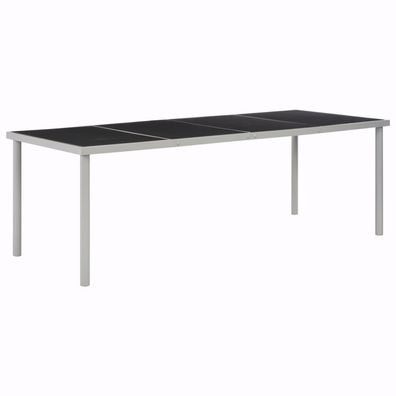 Gartentisch aus Stahl 220 x 74,5 x 90 cm