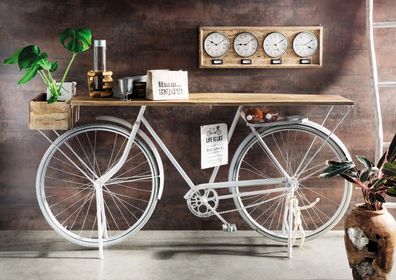 Fahrrad-Konsole Whity 185 x 86 x 35 cm