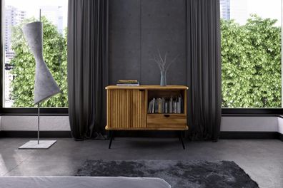 Kommode IIII Aluk Wildeiche massiv 97x46x72