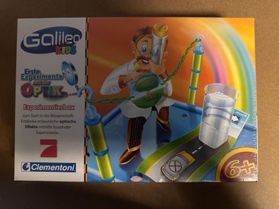 Clementoni Galileo Kids Erste Experimente mit der Optik Experimentierbox 6+ neu