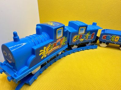 Eisenbahnset Schienen Spielzeug Batterie Eisenbahn Eisenbahnstrecke lernen Spiel