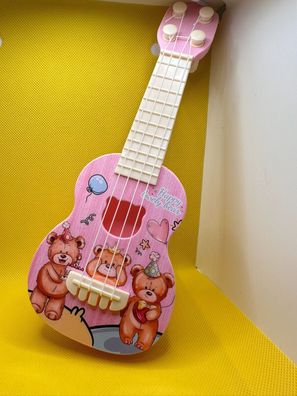 Sopran Ukulele Kinder Happy Bear Gitarre ABS Kunststoff Outdoor Ostern Geschenk