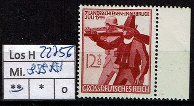 Los H22756: Deutsches Reich Mi. 898 * * Rand rechts