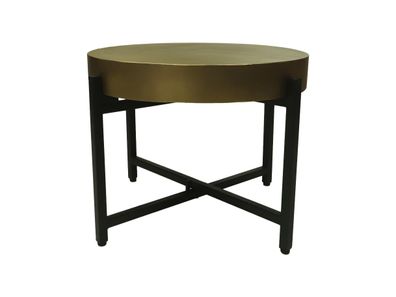 Couchtisch 50 x 50 x 40 cm Metall Beistelltisch Wohnzimmer Neu