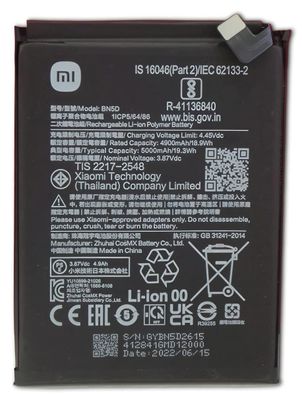 Original Xiaomi Akku BN5D Redmi Note 11/11S Poco M4 Pro 5000mAh