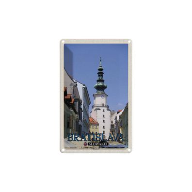 Blechschild 18x12 cm - Bratislava Slowakei Michaelertor