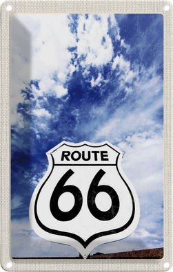 Blechschild 20x30 cm - Amerika USA Straße Route 66 Himmer
