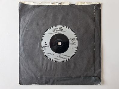 Derek and the Dominos/ Eric Clapton - Layla/ Wonderful tonight 7'' Vinyl UK