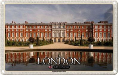 Blechschild 20x30 cm - Hampton Court Palace London