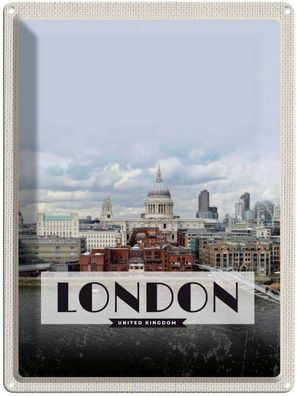 Blechschild 30x40 cm - London United Kingdom Foto Poster